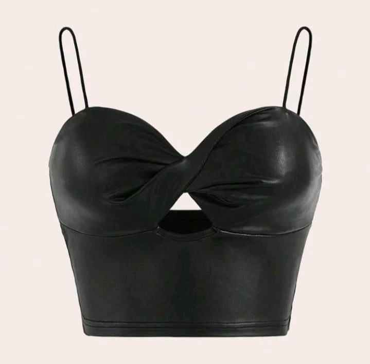 Leather Cami