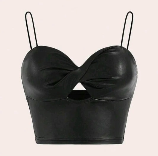 Leather Cami
