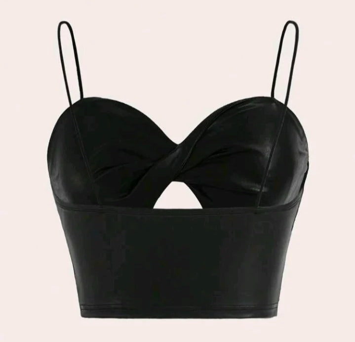 Leather Cami