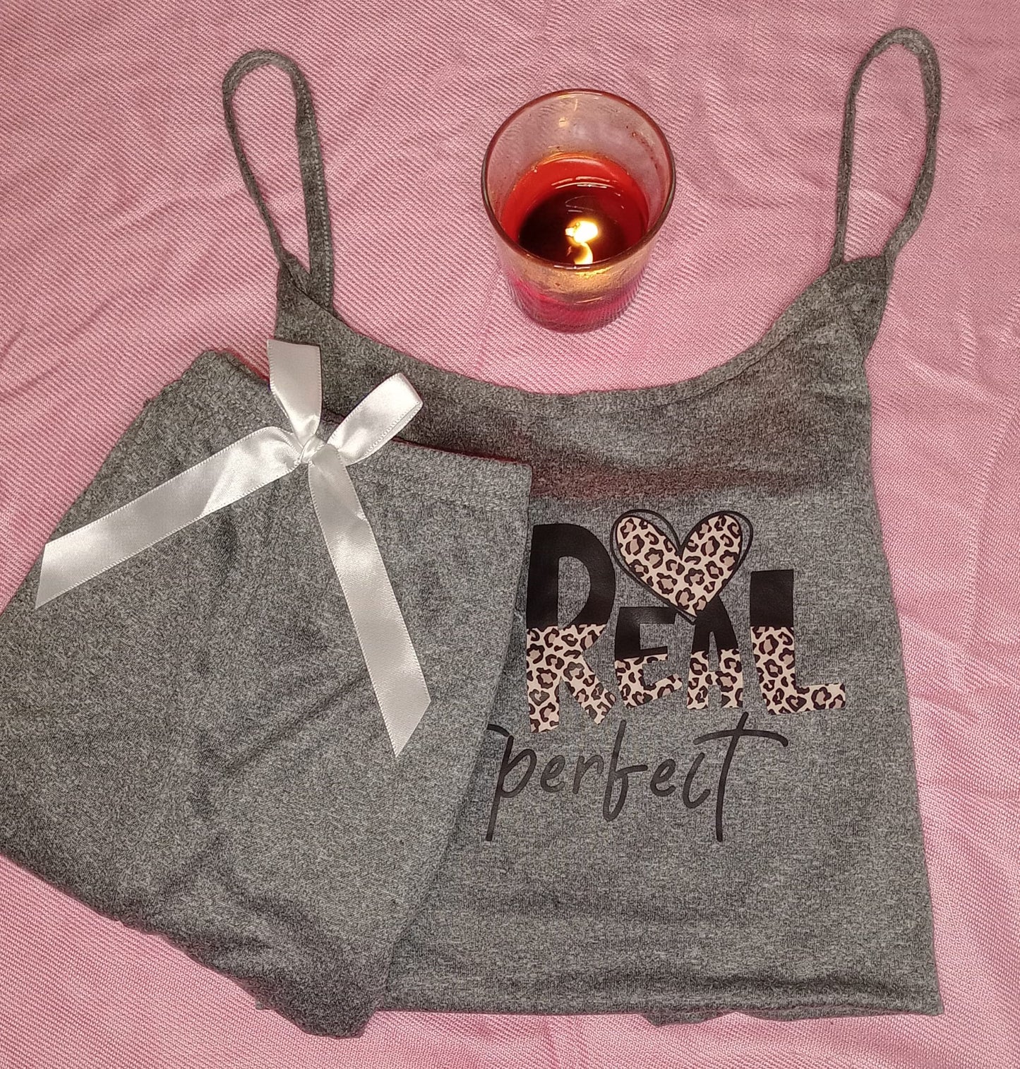 Spaghetti Strap Tee & Shorts Set