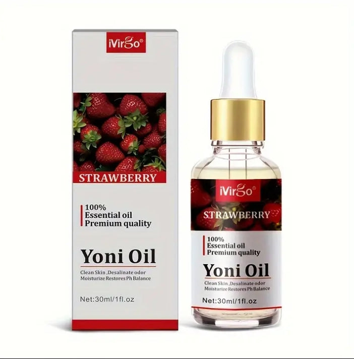 Strawberry Flavored Yoni Oil for Female Private Parts
