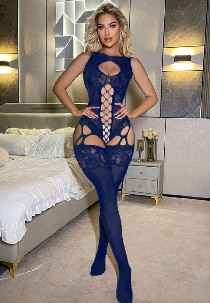Navy Rescue Bodystocking
