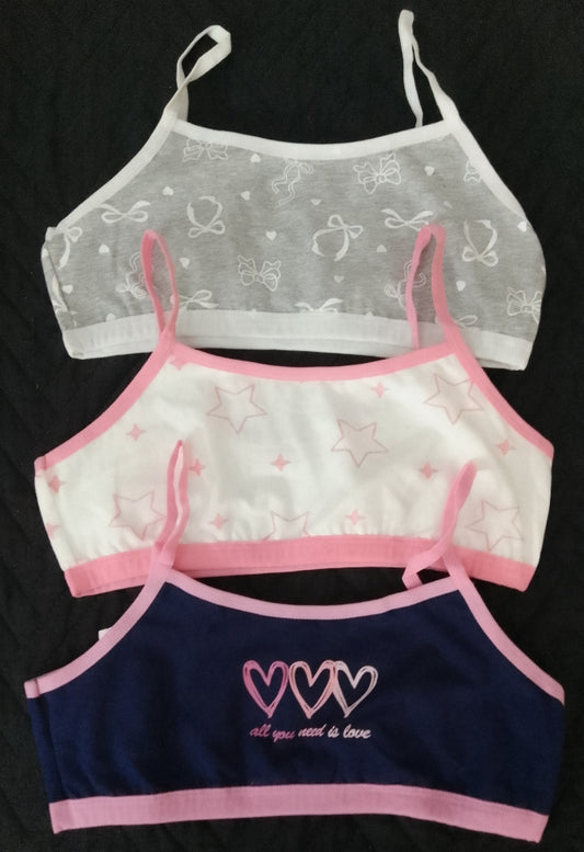 Girls Tank Top Bra & Briefs