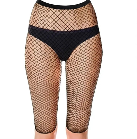 Diamond Net Biker Shorts