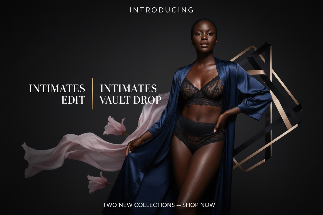 Intimates Edit & Vault Drop — New Collections Banner